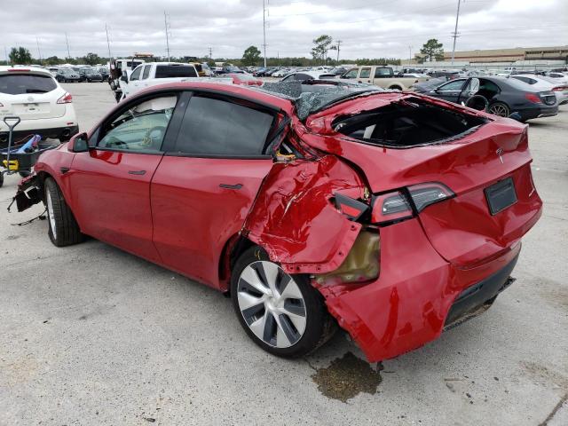 Photo 2 from auction – 2021 TESLA MODEL Y with VIN 5YJYGDEE3MF072618