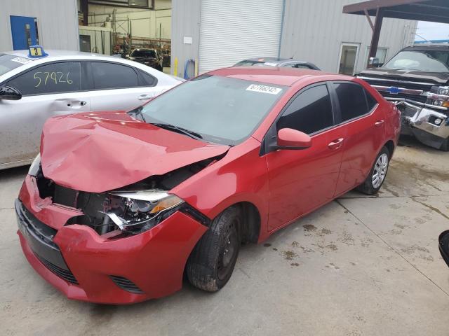TOYOTA COROLLA L 2015 with VIN 2T1BURHE5FC258658 - Photo from auction