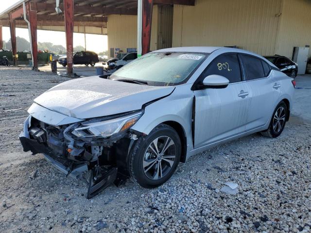 NISSAN SENTRA SV 2022 with VIN 3N1AB8CV4NY299366 - Photo from auction