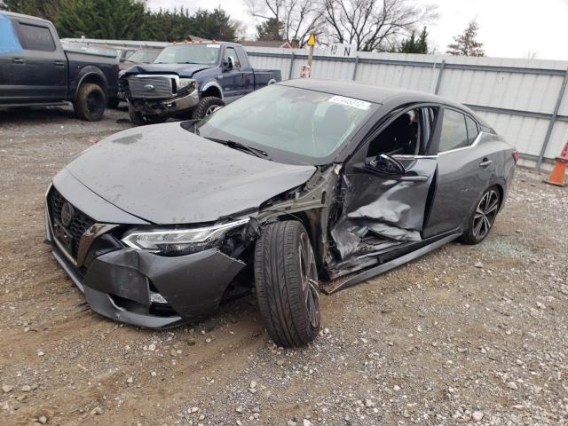 NISSAN SENTRA SR 2020 with VIN 3N1AB8DV0LY233909 - Photo from auction