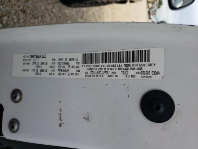 Photo 14 from auction – 2008 DODGE RAM 1500 S with VIN 1D7HU18N98J227051