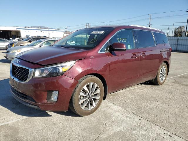 KIA SEDONA EX 2015 with VIN KNDMC5C13F6079096 - Photo from auction
