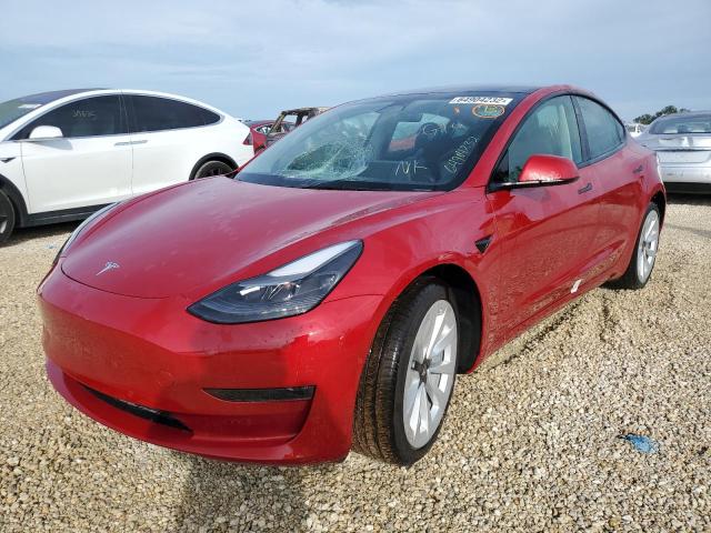 Photo 2 from auction – 2022 TESLA MODEL 3 with VIN 5YJ3E1EA8NF347607
