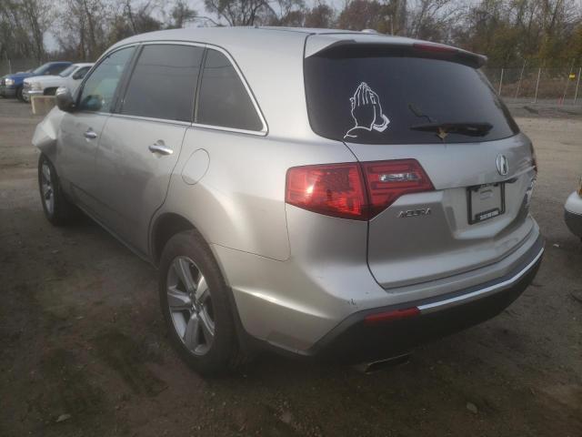 Photo 2 from auction – 2011 ACURA MDX TECHNO with VIN 2HNYD2H48BH522815