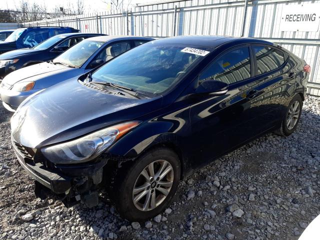 HYUNDAI ELANTRA GL 2012 with VIN 5NPDH4AE5CH107760 - Photo from auction