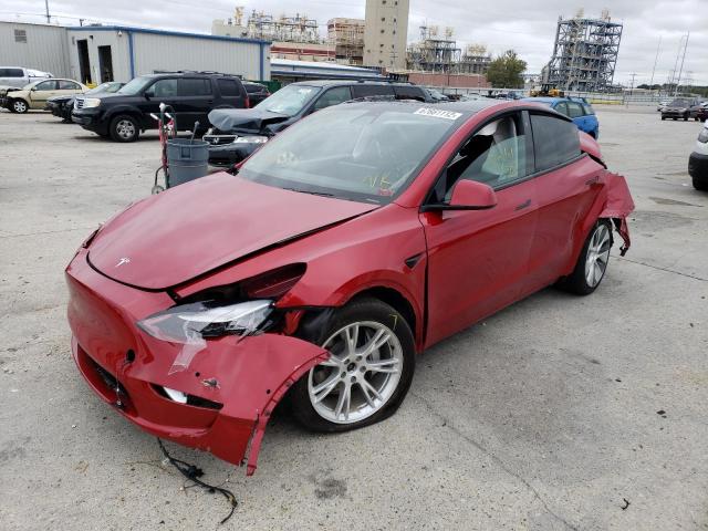 TESLA MODEL Y 2021 с VIN 5YJYGDEE3MF072618 - Фото с аукциона