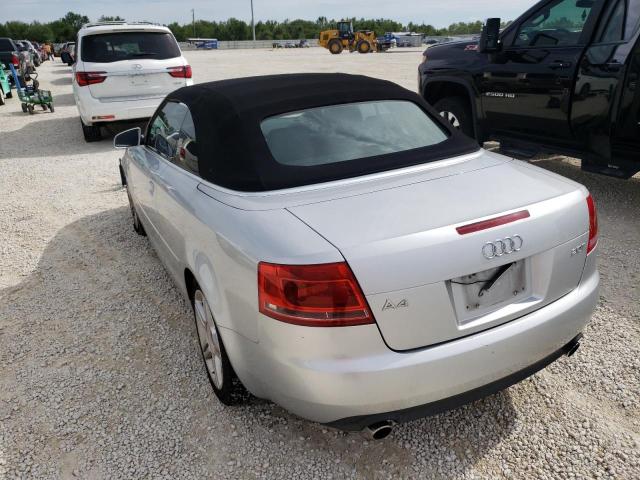 Photo 2 from auction – 2007 AUDI A4 2.0T CA with VIN WAUAF48H47K024995