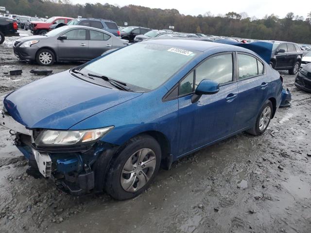 HONDA CIVIC LX 2013 with VIN 19XFB2F59DE086747 - Photo from auction