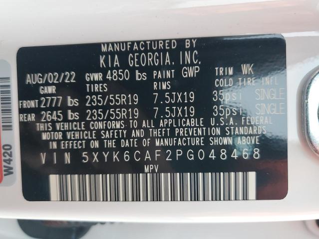Photo 14 from auction – 2023 KIA SPORTAGE X with VIN 5XYK6CAF2PG048468