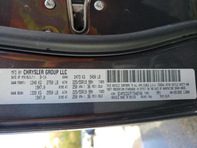 Photo 14 from auction – 2015 DODGE JOURNEY LI with VIN 3C4PDCDG7FT548746