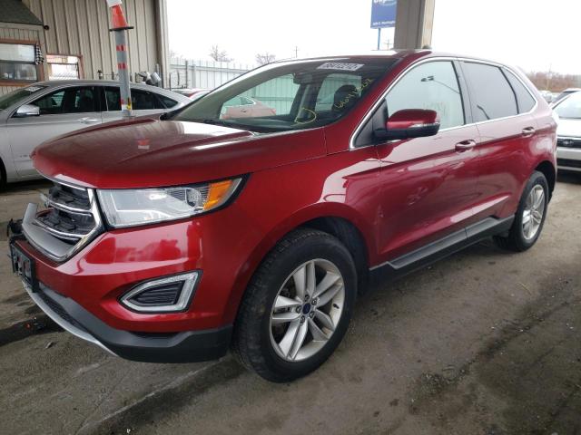 FORD EDGE SEL 2015 with VIN 2FMTK3J98FBB17494 - Photo from auction