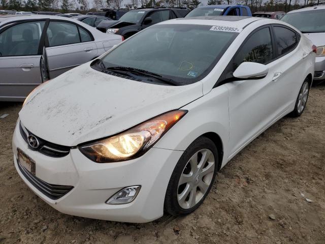 HYUNDAI ELANTRA GL 2012 with VIN 5NPDH4AE0CH106435 - Photo from auction