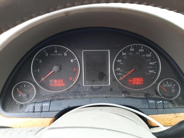 Photo 9 from auction – 2005 AUDI A4 3.2 QUA with VIN WAUDG68E25A498345