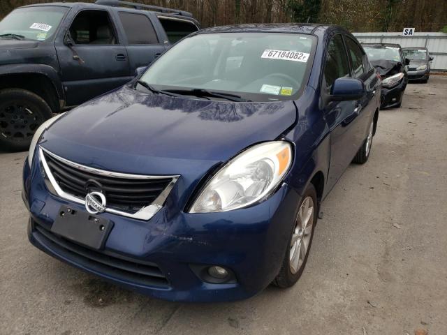 NISSAN VERSA S 2014 with VIN 3N1CN7AP9EL848815 - Photo from auction