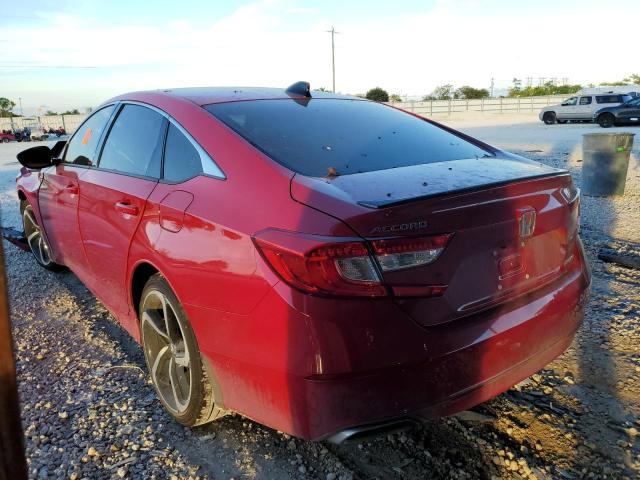 Photo 2 from auction – 2022 HONDA ACCORD SPO with VIN 1HGCV1F33NA058564