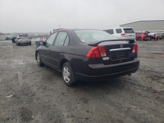 Photo 2 from auction – 2001 HONDA CIVIC LX with VIN 1HGES16531L007129