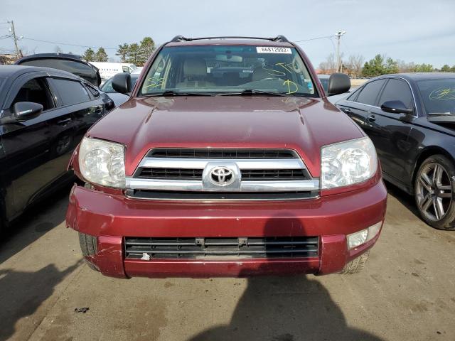 Photo 5 from auction – 2005 TOYOTA 4RUNNER with VIN JTEBU14R058041874