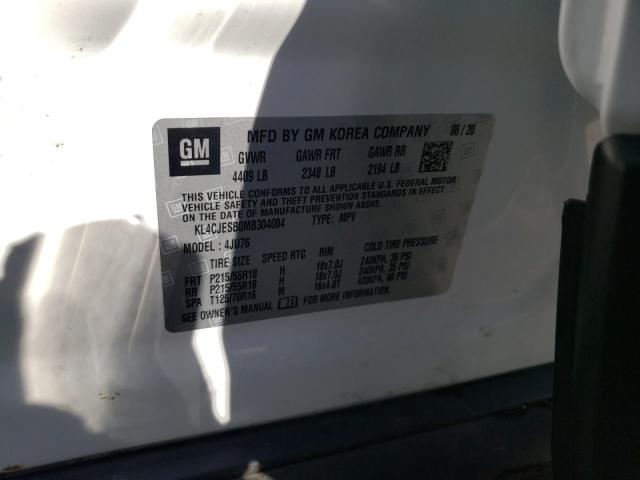 Photo 14 from auction – 2021 BUICK ENCORE PRE with VIN KL4CJESB0MB304004