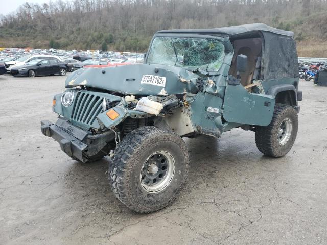 JEEP WRANGLER / 2000 with VIN 1J4FA29P9YP741702 - Photo from auction