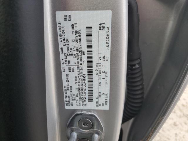 Photo 14 from auction – 2020 FORD ESCAPE SEL with VIN 1FMCU0H67LUA47951