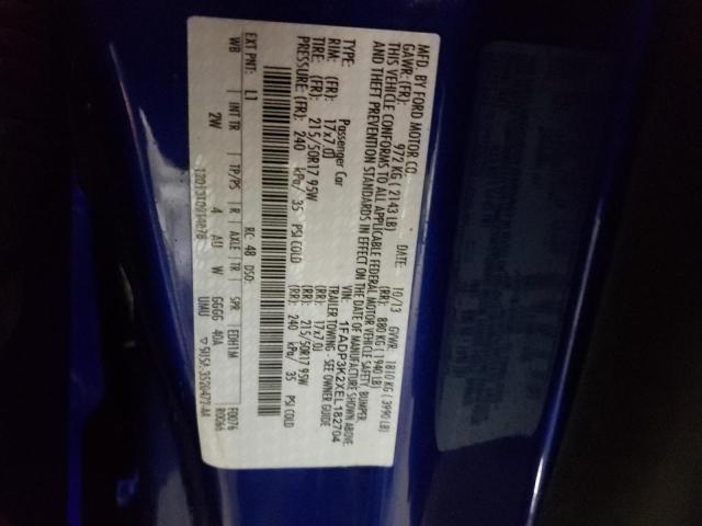 Photo 14 from auction – 2014 FORD FOCUS SE with VIN 1FADP3K2XEL182704
