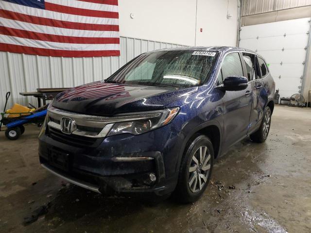 HONDA PILOT EXL 2019 with VIN 5FNYF6H56KB074452 - Photo from auction