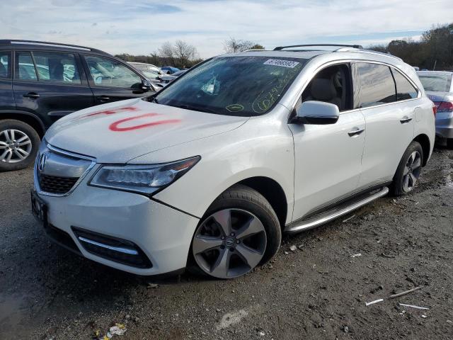 ACURA MDX 2014 with VIN 5FRYD4H22EB017149 - Photo from auction