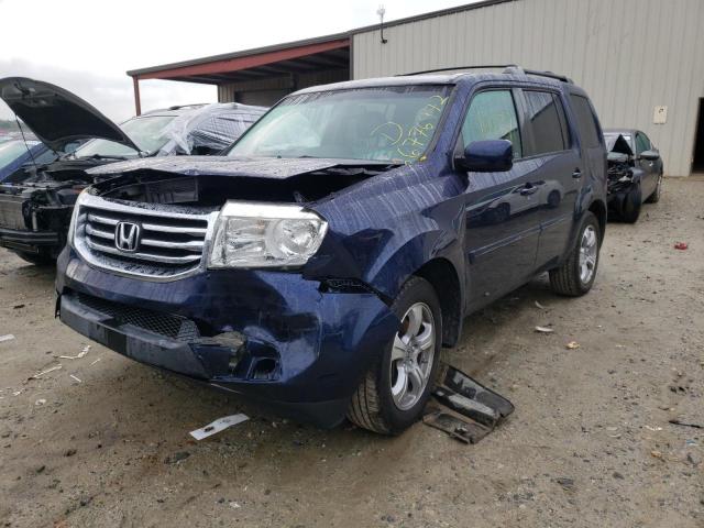 HONDA PILOT EXL 2013 with VIN 5FNYF4H57DB045775 - Photo from auction