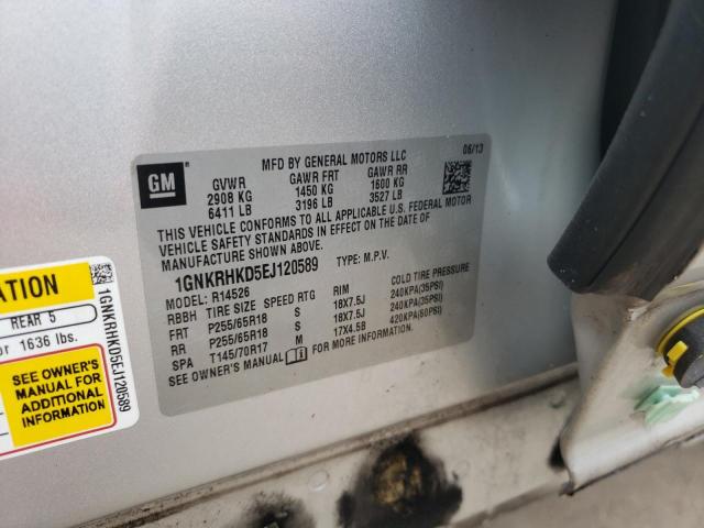 Photo 14 from auction – 2014 CHEVROLET TRAVERSE L with VIN 1GNKRHKD5EJ120589