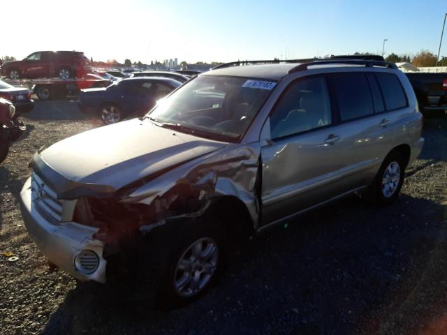 TOYOTA HIGHLANDER 2002 with VIN JTEGD21AX20032913 - Photo from auction