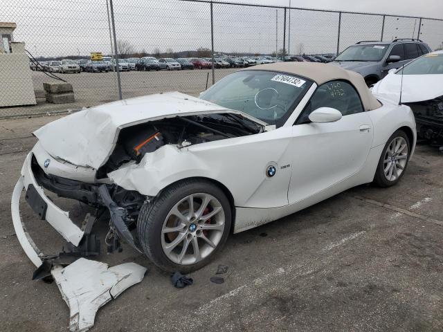 BMW Z4 3.0 2007 with VIN 4USBU33507LW73489 - Photo from auction