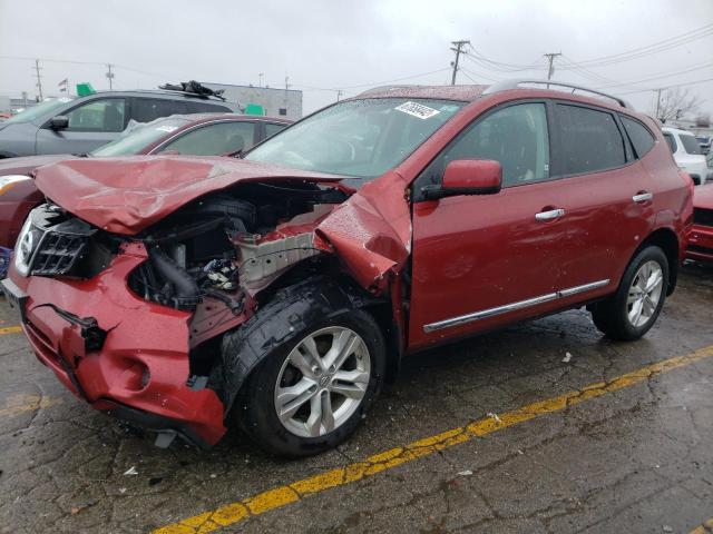 NISSAN ROGUE S 2013 with VIN JN8AS5MT8DW507820 - Photo from auction