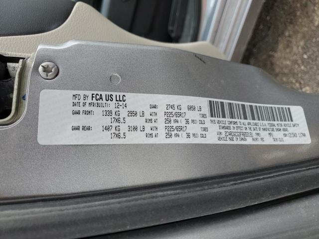 Photo 10 from auction – 2015 DODGE GRAND CARA with VIN 2C4RDGCG3FR653191