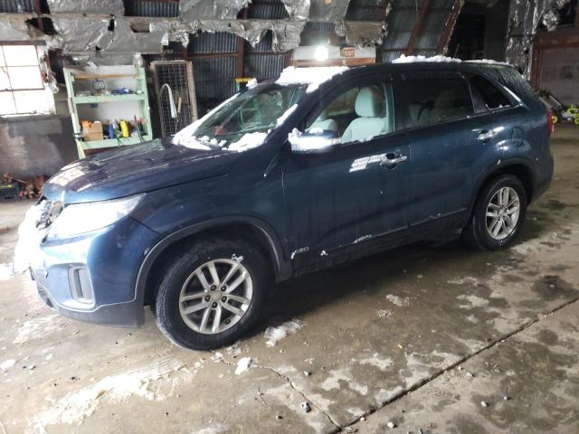 KIA SORENTO LX 2015 with VIN 5XYKTCA63FG600485 - Photo from auction