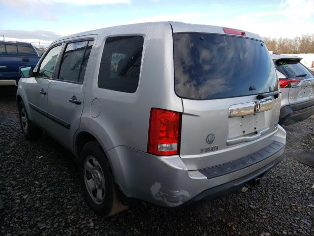 Photo 2 from auction – 2012 HONDA PILOT LX with VIN 5FNYF4H2XCB077799