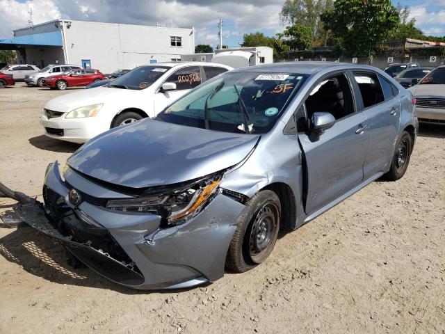 TOYOTA COROLLA LE 2020 with VIN 5YFEPRAE4LP099626 - Photo from auction