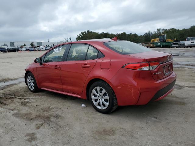 Photo 2 from auction – 2021 TOYOTA COROLLA LE with VIN JTDEPMAE9MJ187497