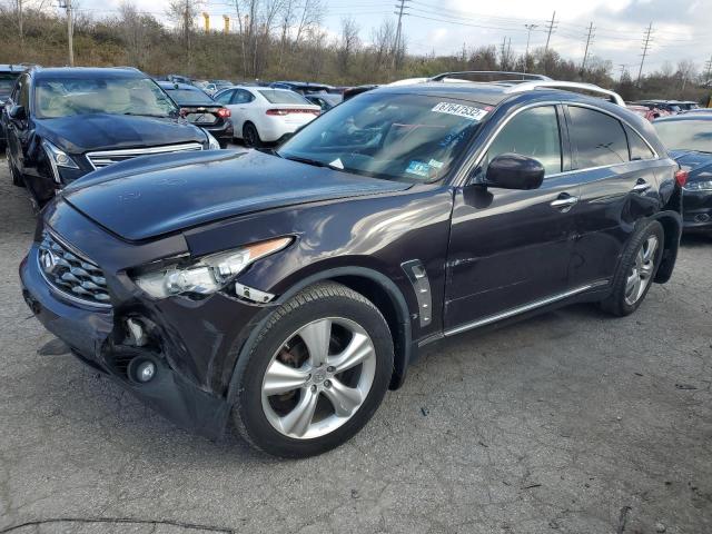 INFINITI FX35 2011 with VIN JN8AS1MW2BM733640 - Photo from auction