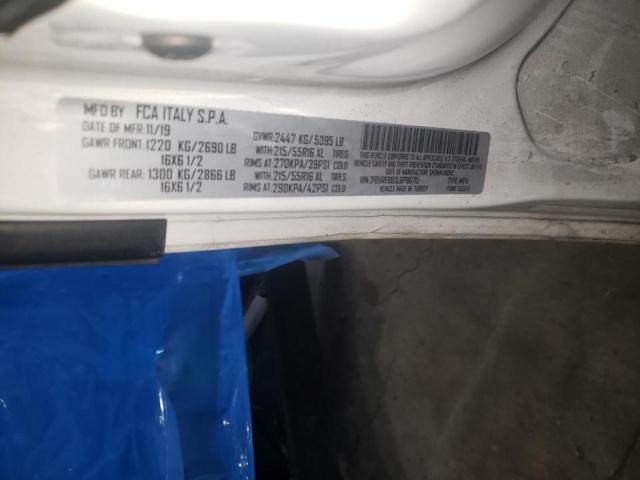 Photo 14 from auction – 2020 RAM PROMASTER with VIN ZFBHRFBB3L6P86715