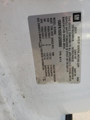 Photo 14 from auction – 2007 GMC YUKON XL K with VIN 1GKFK16387J200080