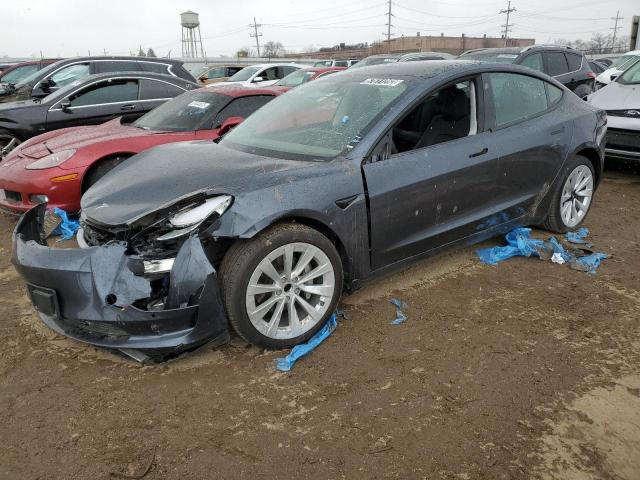 TESLA MODEL 3 2022 with VIN 5YJ3E1EA9NF186166 - Photo from auction