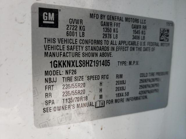 Photo 14 from auction – 2017 GMC ACADIA DEN with VIN 1GKKNXLS8HZ191405