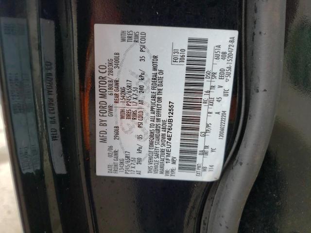 Photo 14 from auction – 2006 FORD EXPLORER E with VIN 1FMEU74E76UB12557