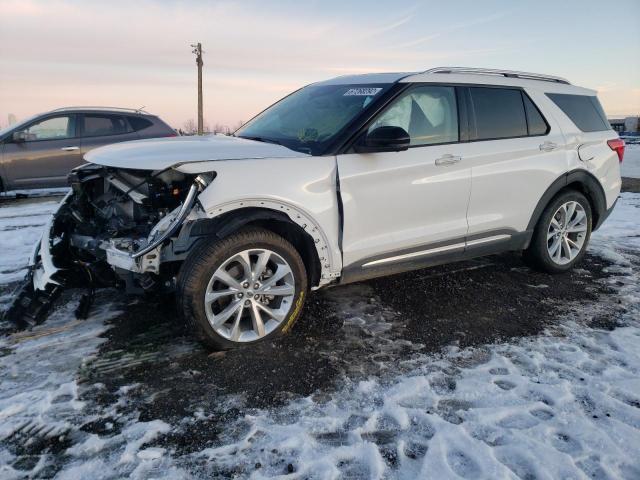 FORD EXPLORER P 2022 with VIN 1FM5K8HC5NGB05351 - Photo from auction