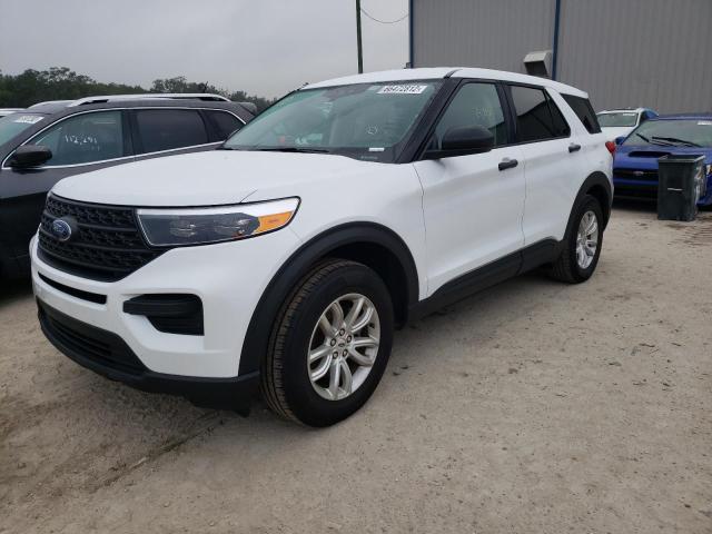 FORD EXPLORER 2021 with VIN 1FMSK7BH4MGA27967 - Photo from auction