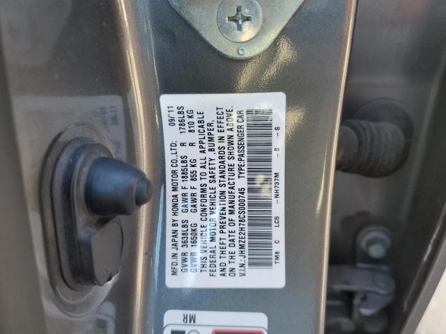 Photo 10 from auction – 2012 HONDA INSIGHT EX with VIN JHMZE2H78CS000745