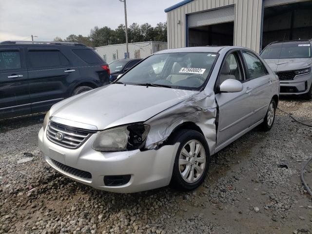 KIA SPECTRA EX 2009 with VIN KNAFE221595626640 - Photo from auction