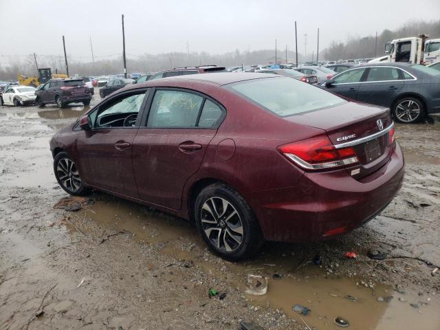 Photo 2 from auction – 2013 HONDA CIVIC EX with VIN 19XFB2F85DE062598