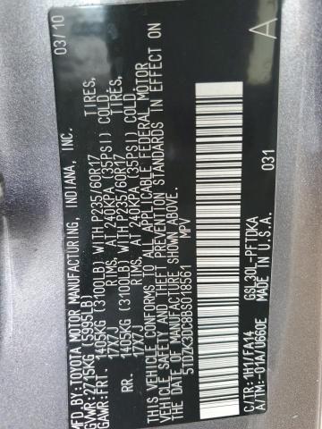 Photo 14 from auction – 2011 TOYOTA SIENNA with VIN 5TDZK3DC8BS018561