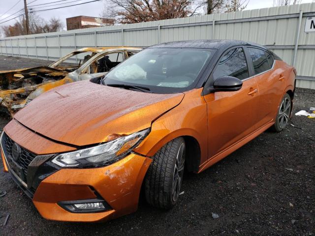 NISSAN SENTRA SR 2020 with VIN 3N1AB8DV4LY283356 - Photo from auction